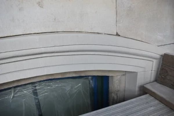 Tribute Restoration work in progress