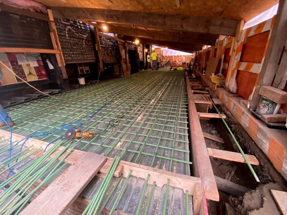Sidewalk and vault repair work in New York City